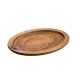 Vassoio sottopentola ovale in legno color noce 29,95x22,7cm UOPB Loe