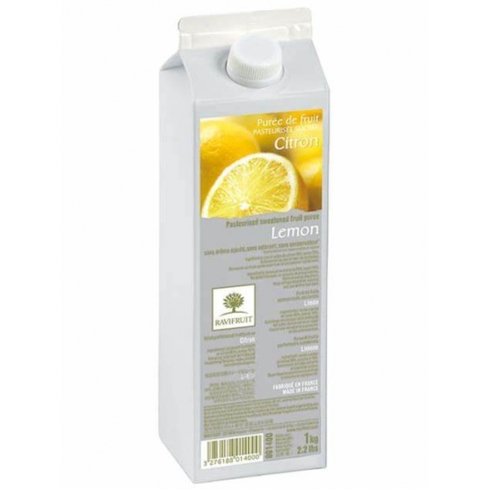 Purea di limone 10% zucchero 1kg Ravifruit