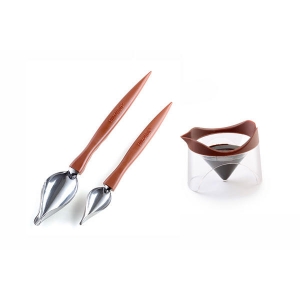 Spoons Decor Kit Cucchiai per decorazione con coppetta - set 2 pz Silikomart