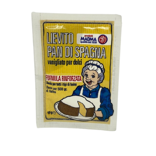 Lievito pan di spagna - bustina 15gr Madma
