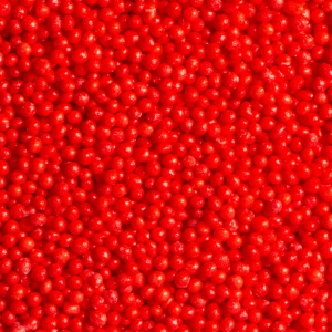 Perline di zucchero rosse 90gr Decora