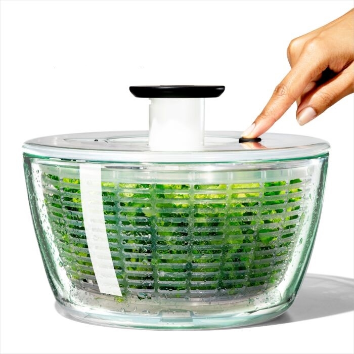 OXO Good Grips Centrifuga per insalata in vetro 