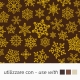 SD221 Serigrafia gialla con disegni natalizi per cioccolato - 30 fogli Pavoni