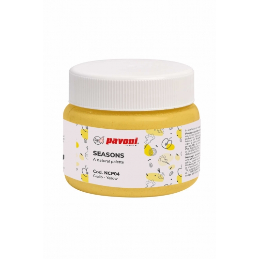 SEASON Estratto colorante naturale in polvere giallo 80gr NCP04 Pavoni