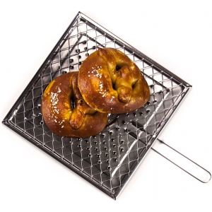 Gratella per pane - Graticola tostapane in acciaio inox 25x25cm