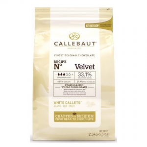 Cioccolato bianco VELVET Sacco 2,5kg Callebaut