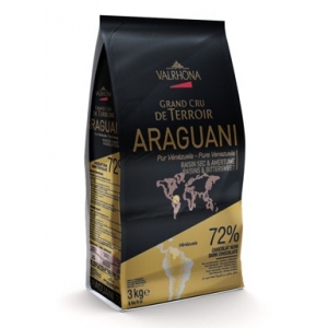 Cioccolato fondente ARAGUANI 72% Sacco da 3Kg Valrhona